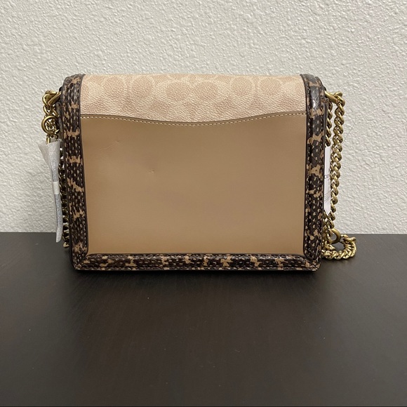 Coach
Hutton Coated Canvas Signature Block & Snake Shoulder Bag - Picture 7 of 11
